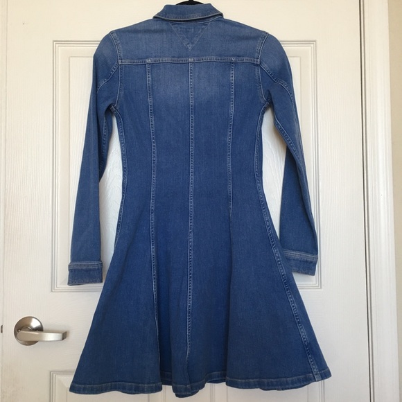 Tommy Hilfiger Denim 8-button mini dress size 2 - Picture 5 of 8